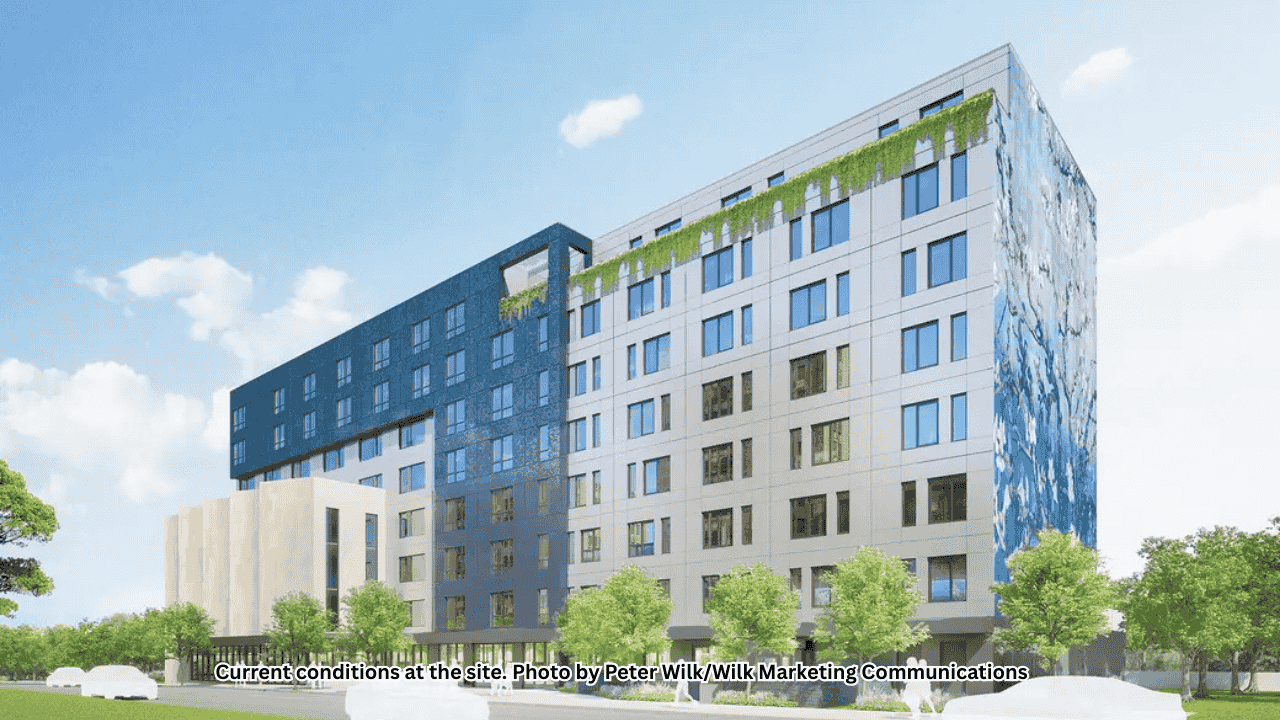 Perennial affordable housing Forest Hills construction site
